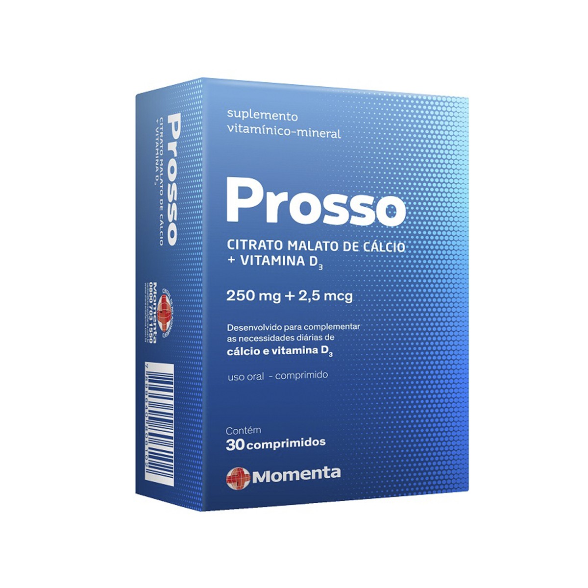 Prosso 250 + 2,5mg Com 30 Comprimidos