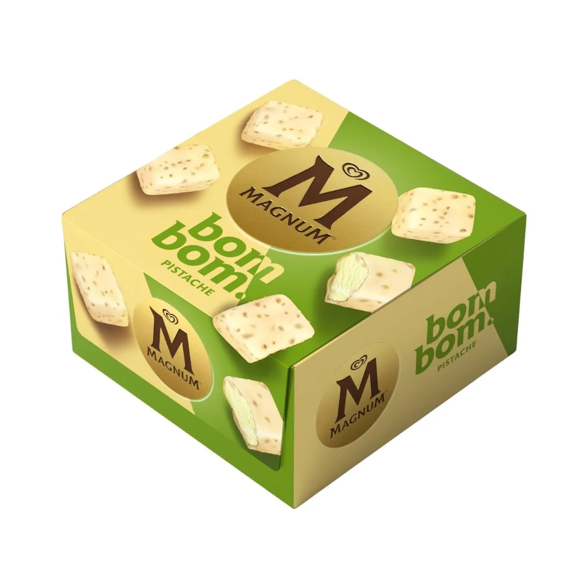 Bombom de Sorvete Pistache Magnum 12 Unidades 86gr