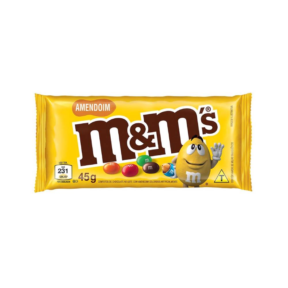 Chocolate M&Ms Amendoim 45g