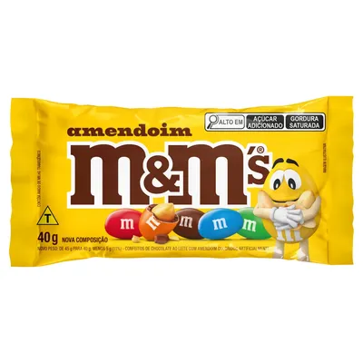 Chocolate M&Ms Amendoim 40g