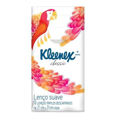 Lenço De Papel Kleenex Bolso Misto 10 Unidades