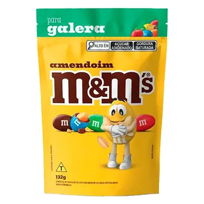 Chocolate M&Ms Amendoim 132g