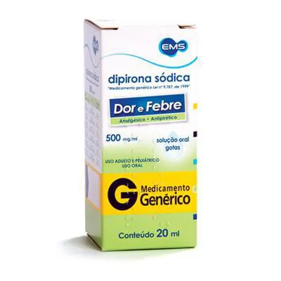Dipirona Sódica Ems 500mg 20ml