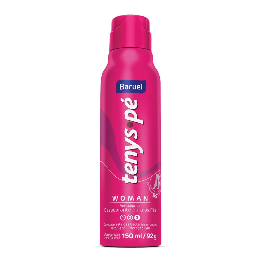 Talco Jato Seco Tenys Pé Baruel Woman 150ml