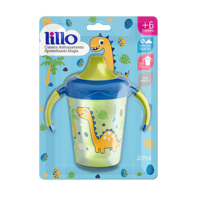 Copo Antivazamento Aprendizado Lillo Magia Azul 207ml