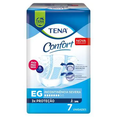 Fralda Geriátrica Tena Confort EG 7 Unidades