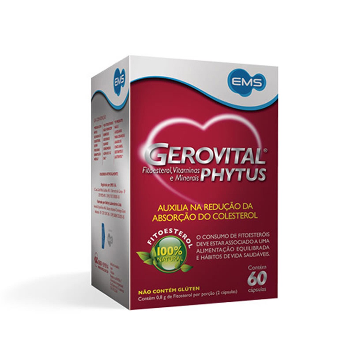 Gerovital Phytus Com 60 Cápsulas Em Gel Mole