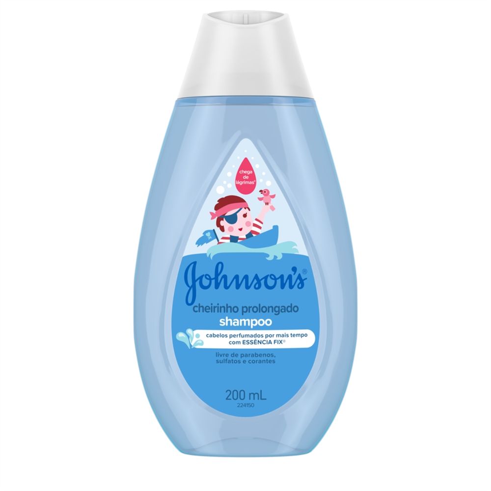 Shampoo Infantil Johnson's Baby Cheirinho Prolongado 200ml