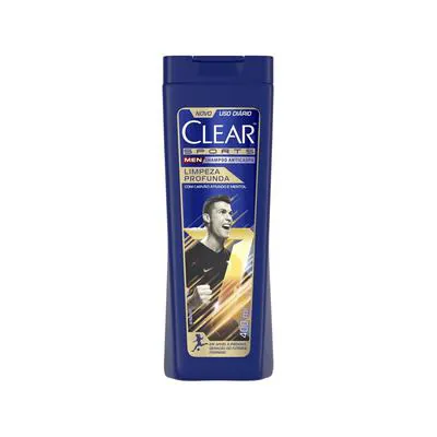 Shampoo Anticaspa Clear Men Sports Limpeza Profunda 400ml