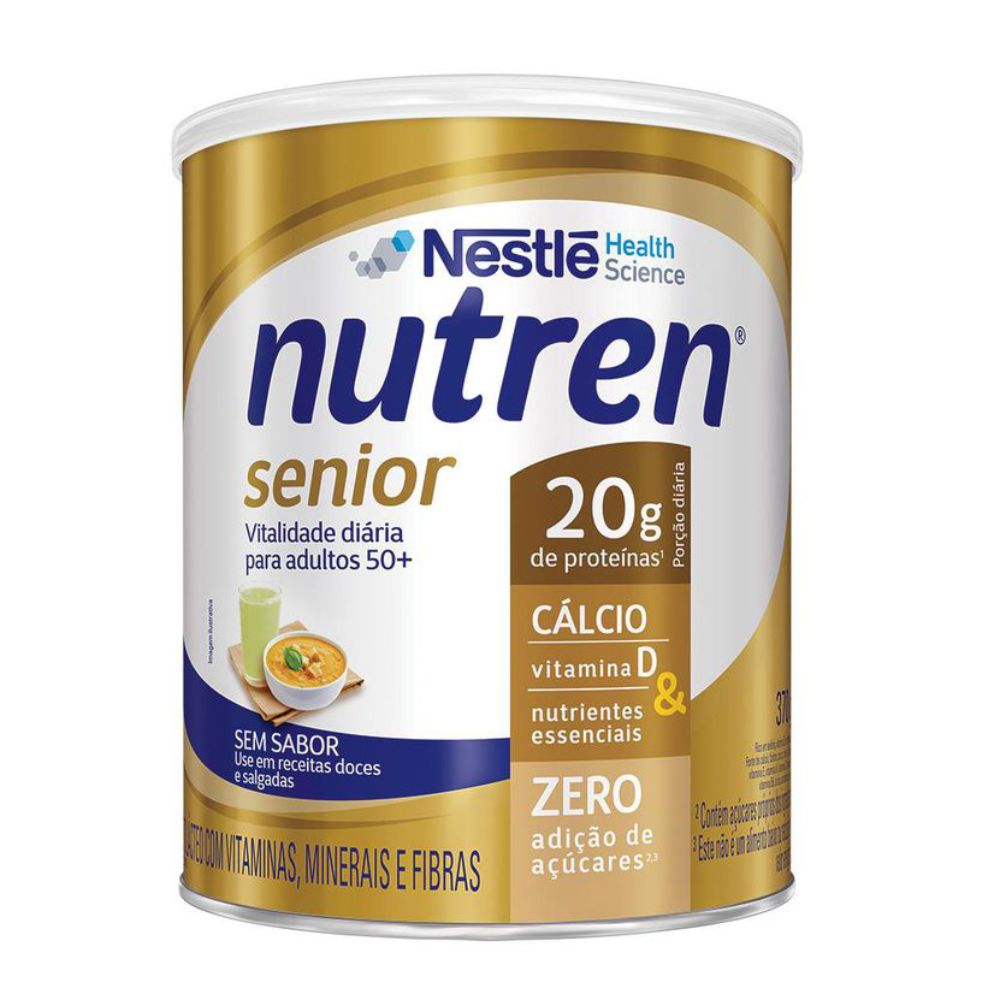 Complemento Alimentar Nutren Senior Sem Sabor 370g