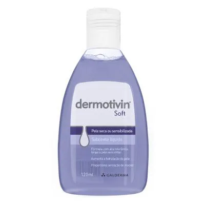 Dermotivin Soft Sabonete Para Pele Seca 120ml