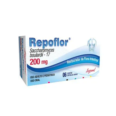 Repoflor 200mg 6 Cápsulas