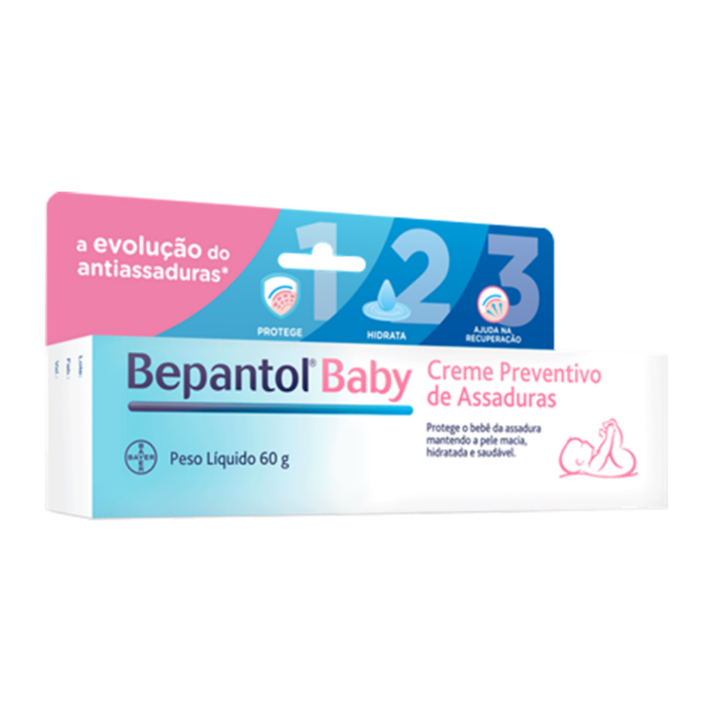 Creme Preventivo de Assaduras Bepantol Baby 60g