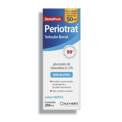 Solução Bucal Antisséptico Periotrat Sabor Menta 250ml