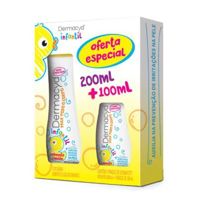 Kit Sabonete Líquido Infantil Dermacyd 200ml+100ml