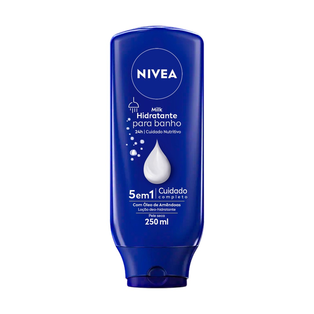 Hidratante Nivea para Banho Milk 250ml