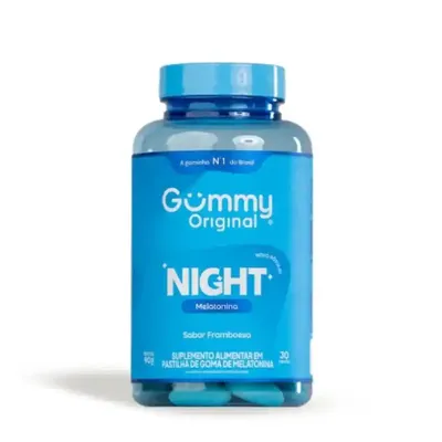 Suplemento Alimentar Gummy Night Melatonina Com 30 Unidades
