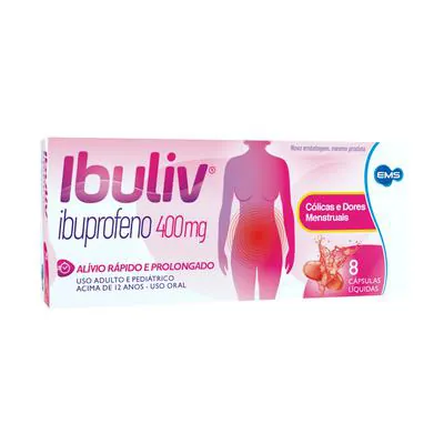 Ibuliv 400mg 8 Cápsulas