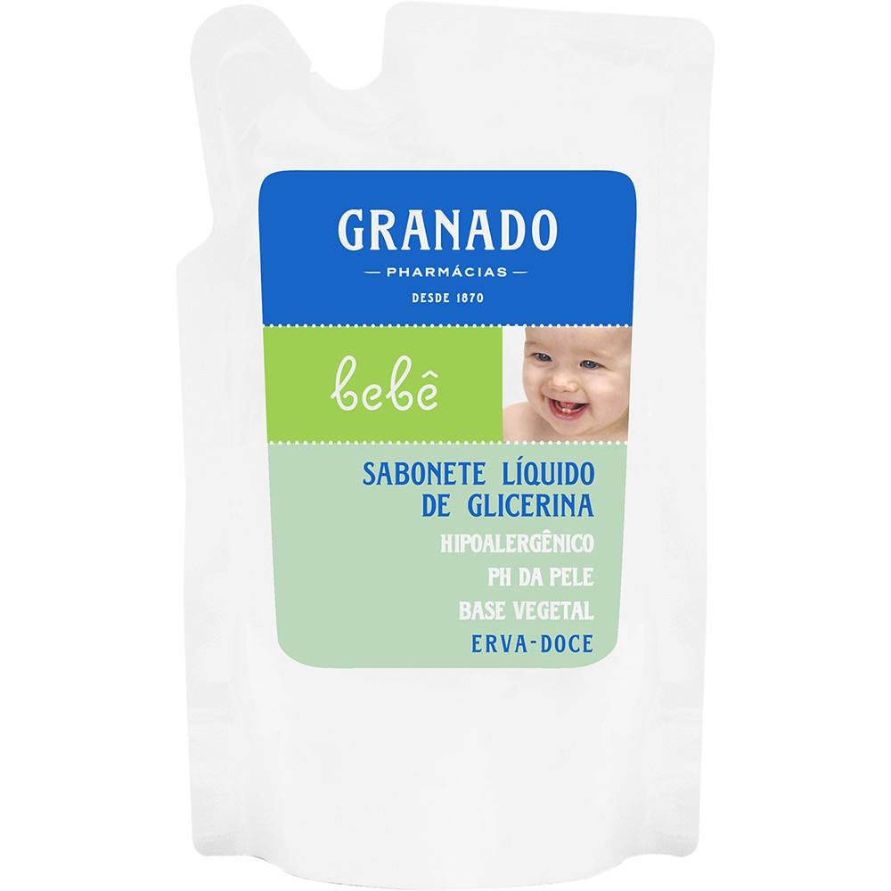 Sabonete Líquido Granado Bebê Refil Erva Doce 250ml