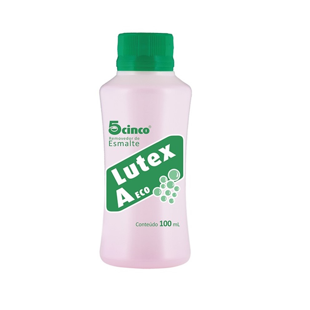 Removedor de Esmaltes Acetona Lutex A Eco 100ml - 5cinco