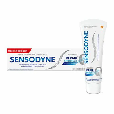 Creme Dental Sensodyne Repair & Protect Whitening para Dentes Sensíveis 100g