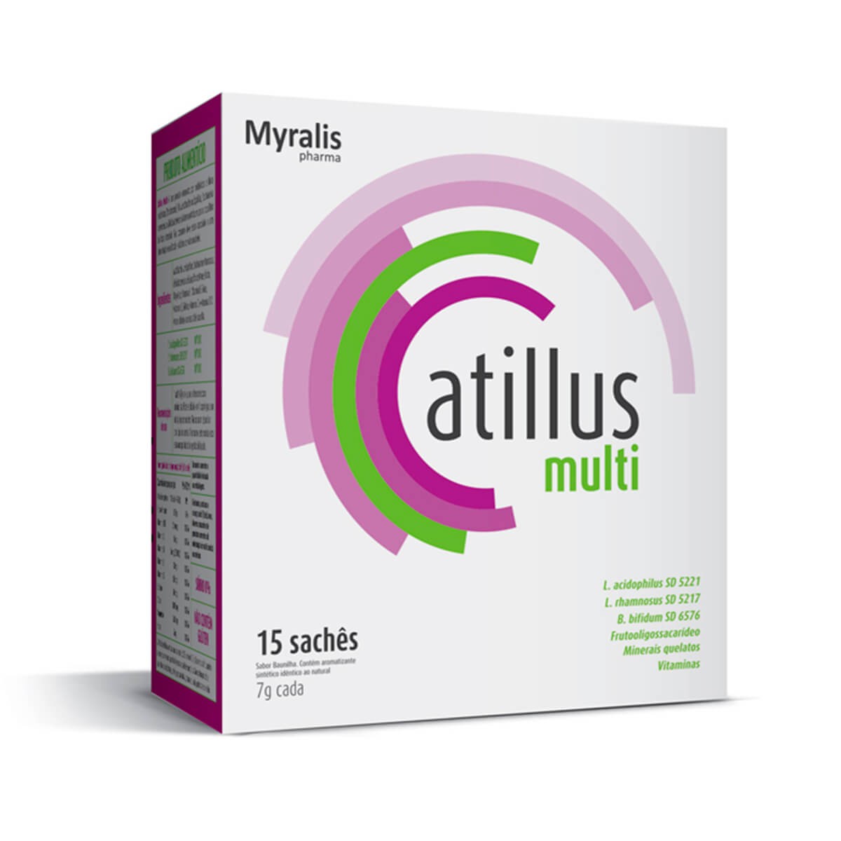 Atillus Multi Pó Oral Com 15 Sachês Contendo 7g
