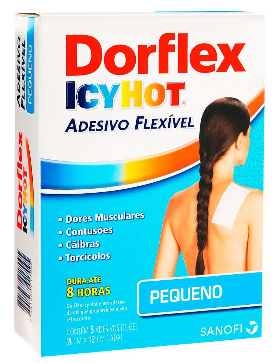 Dorflex Icyhot 5 Adesivos Pequeno