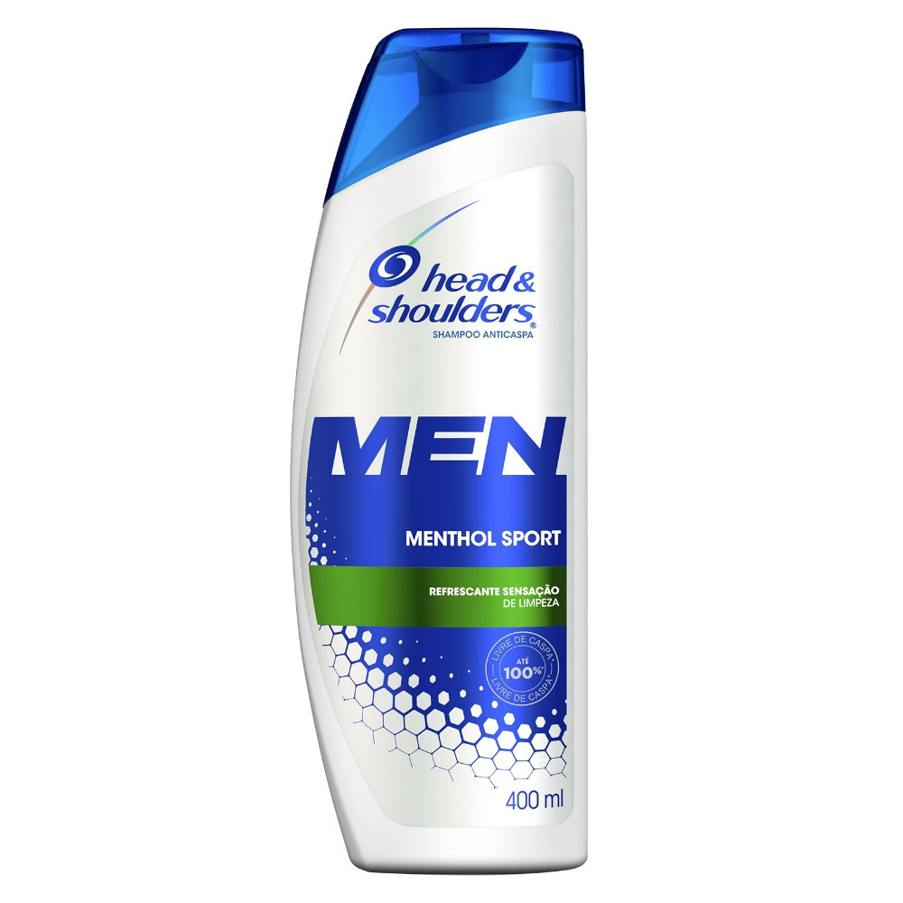 Shampoo Head e Shoulders Men Menthol Sport 400ml