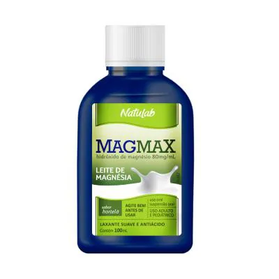 Leite de Magnésia Magmax Suspensão Oral Hortelã 100ml