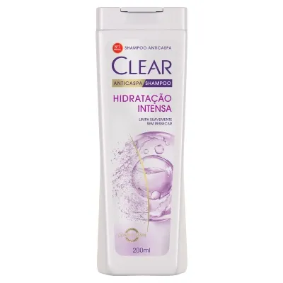 Shampoo Anticaspa Clear Women Hidratação Intensa 200ml
