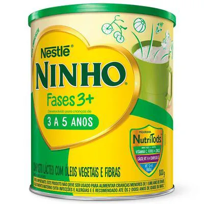 Composto Lácteo Nestlé Ninho Fases 3+ 800g