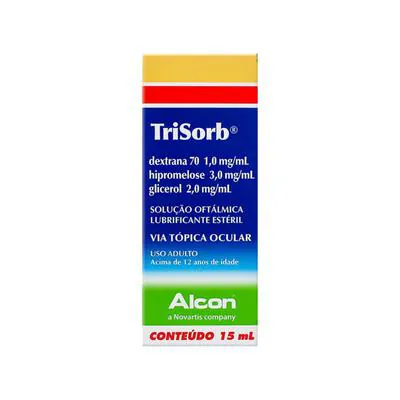 Trisorb 0,3 + 0,1 + 0,2% Colírio Gotejador 15ml