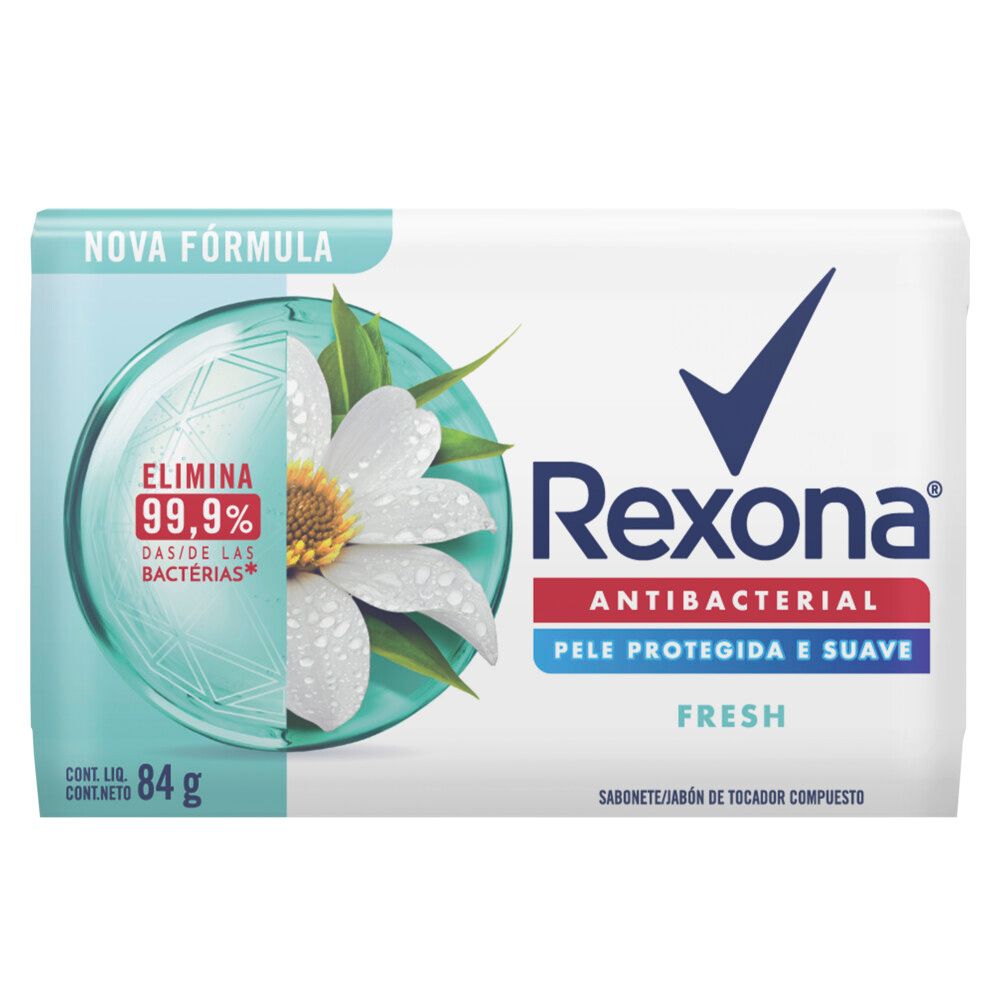 Sabonete Rexona Antibacterial Fresh 84g