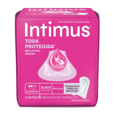 Absorvente Intimus Tripla Proteção Suave Sem Abas- 8 Unidades preço
