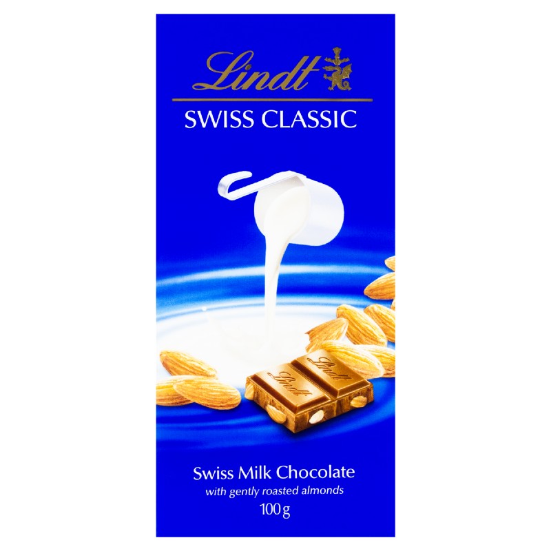 Chocolate Lindt Suiço Classic ao Leite 100g