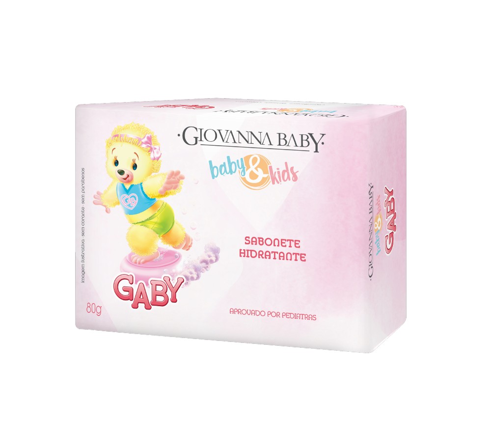 Sabonete Giby Giovanna Baby Rosa 80g