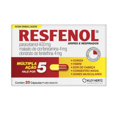 Resfenol 20 Cápsulas