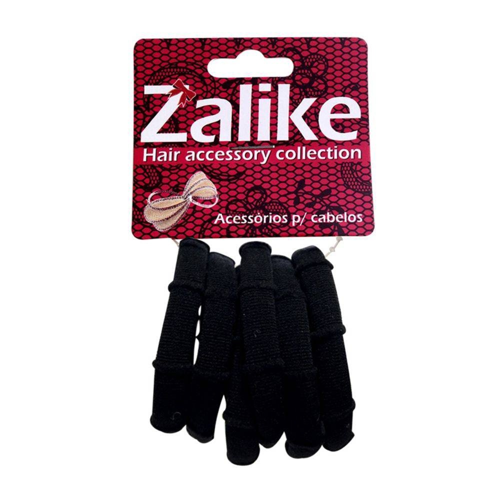 Elástico para Cabelo Zalike Preto 6 Unidades