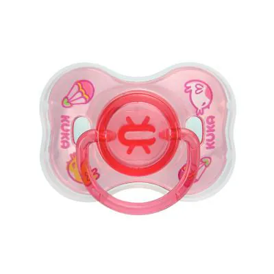 Chupeta Kuka Rosa Decorada N.02