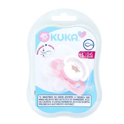 Chupeta Kuka Decorada Plus Rosa Rn preço