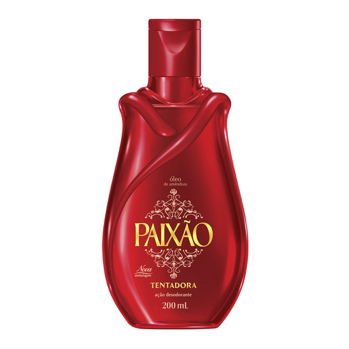 Óleo Corporal de Amêndoas Paixão Tentadora ação desodorante 200ml