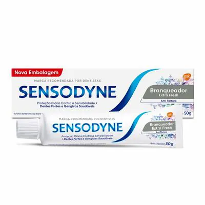 Creme Dental Sensodyne Branqueador Extra Fresh 50g