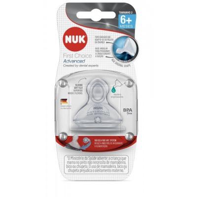 Bico Nuk Advanced de Silicone Tamanho 2
