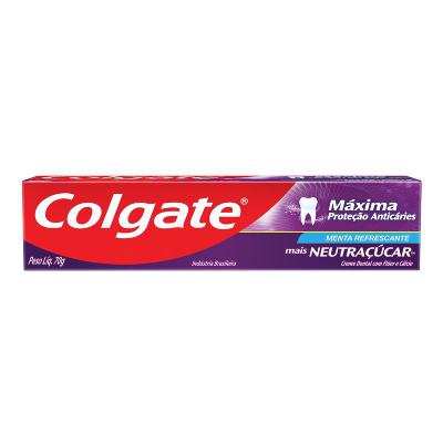 Creme Dental Colgate Máxima Proteção Anticáries Neutraçúcar 70g