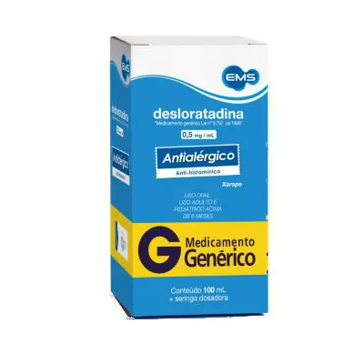 Desloratadina Ems 0,5mg Xarope 100ml