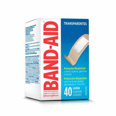 Curativo Band-Aid Transparente 40 Unidades