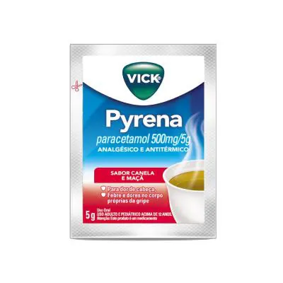 Analgésico Vick Pyrena Sabor Canela e Maçã 5 Gramas