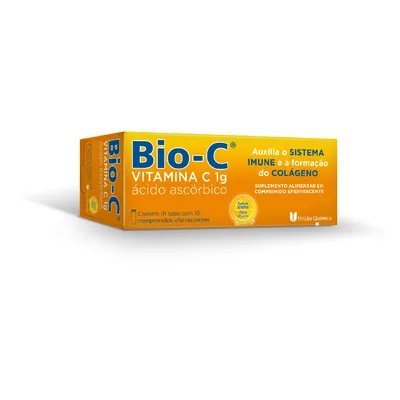 Vitamina C Bio-C 1g 10 Comprimidos Efervescentes