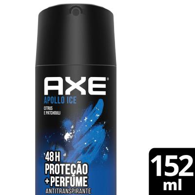 Desodorante Antitranspirante Aerosol Seco Axe Apollo 152ml