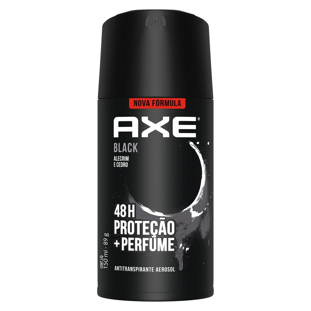 Desodorante Body Spray Aerosol Axe Black 152ml